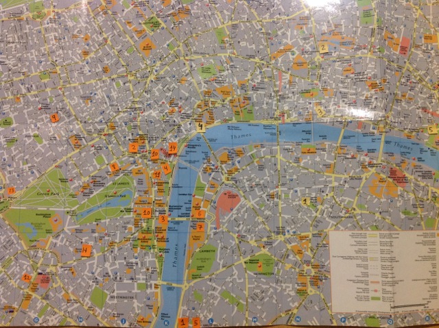 mapa londres