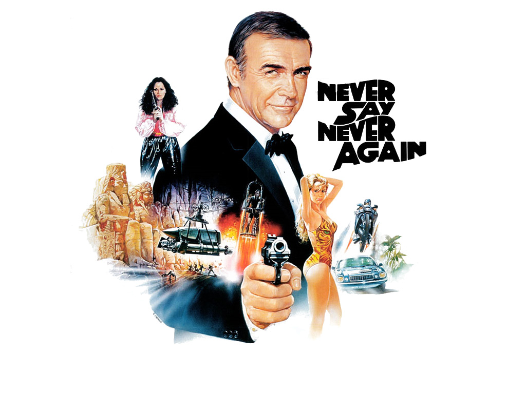 011 never say never again james bond wallpaper