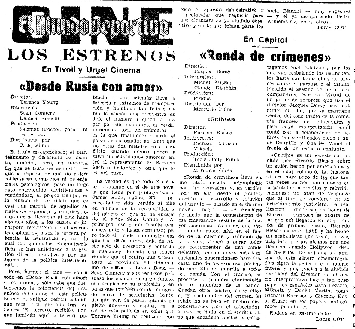 02 1964 10 14 Mundo Deportivo Barcelona 11 Critica