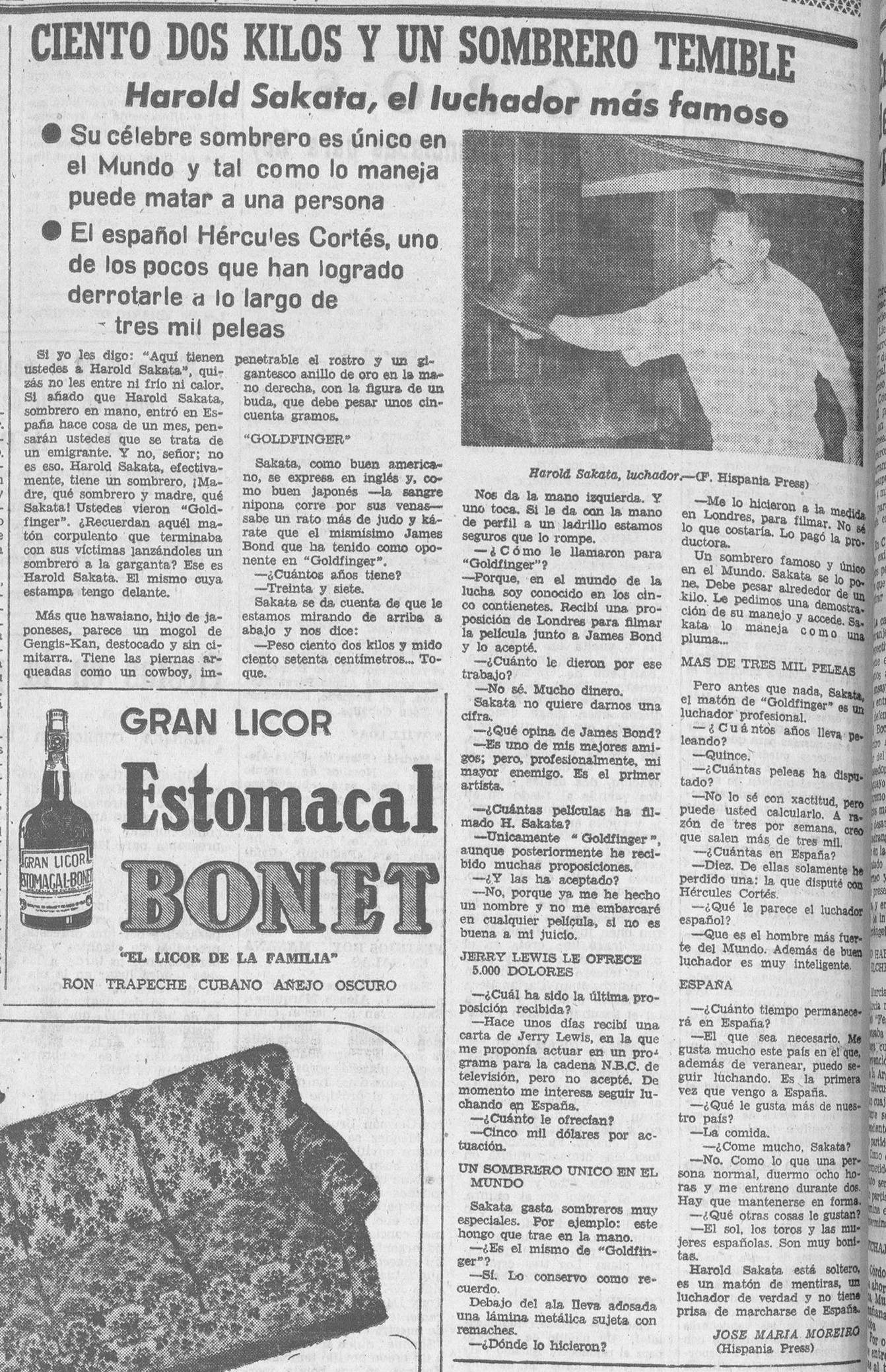 03 1967 08 18 Diario de Burgos Harold Sakata