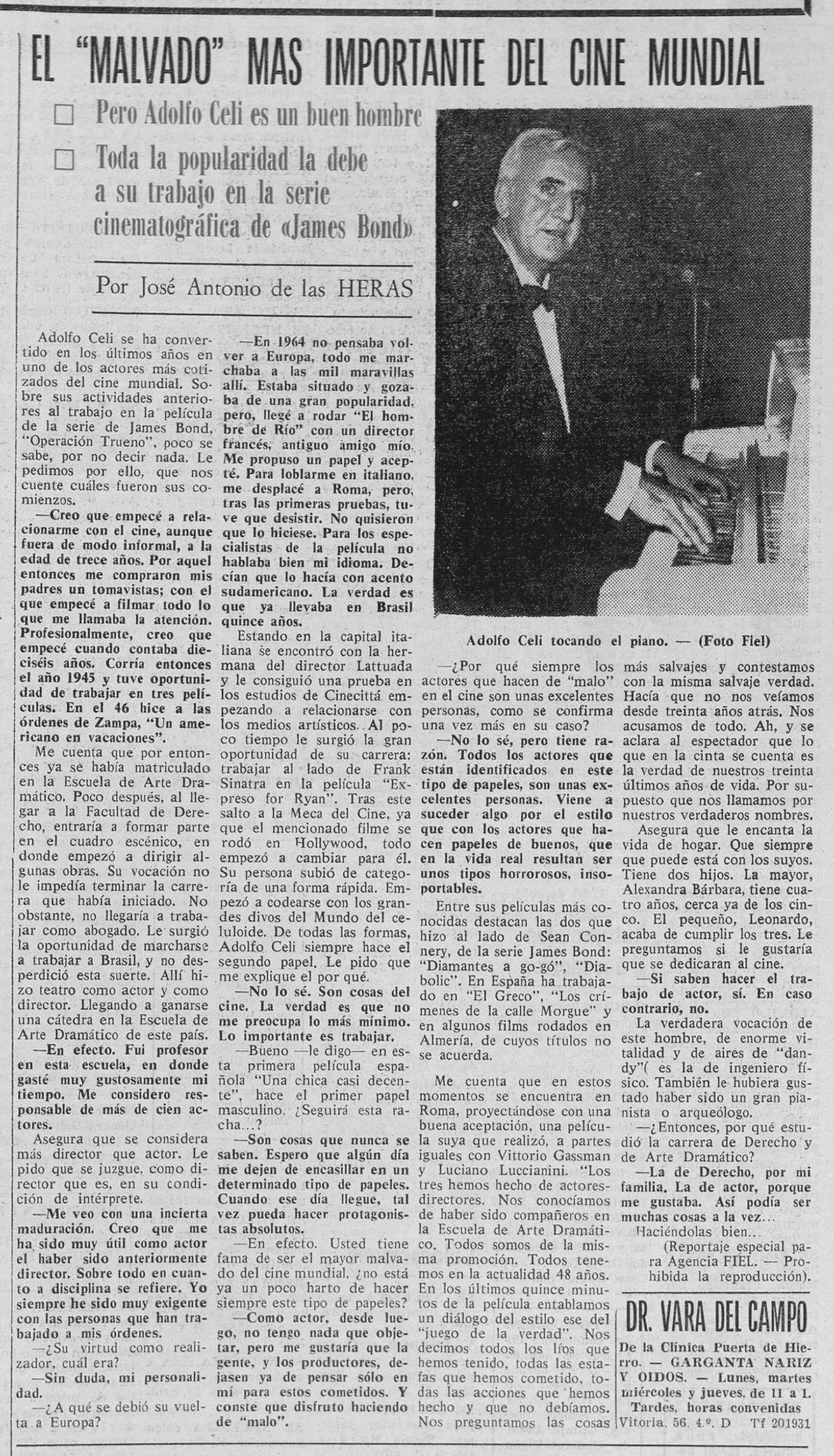 04 1971 05 16 Diario de Burgos Adolfo Celi