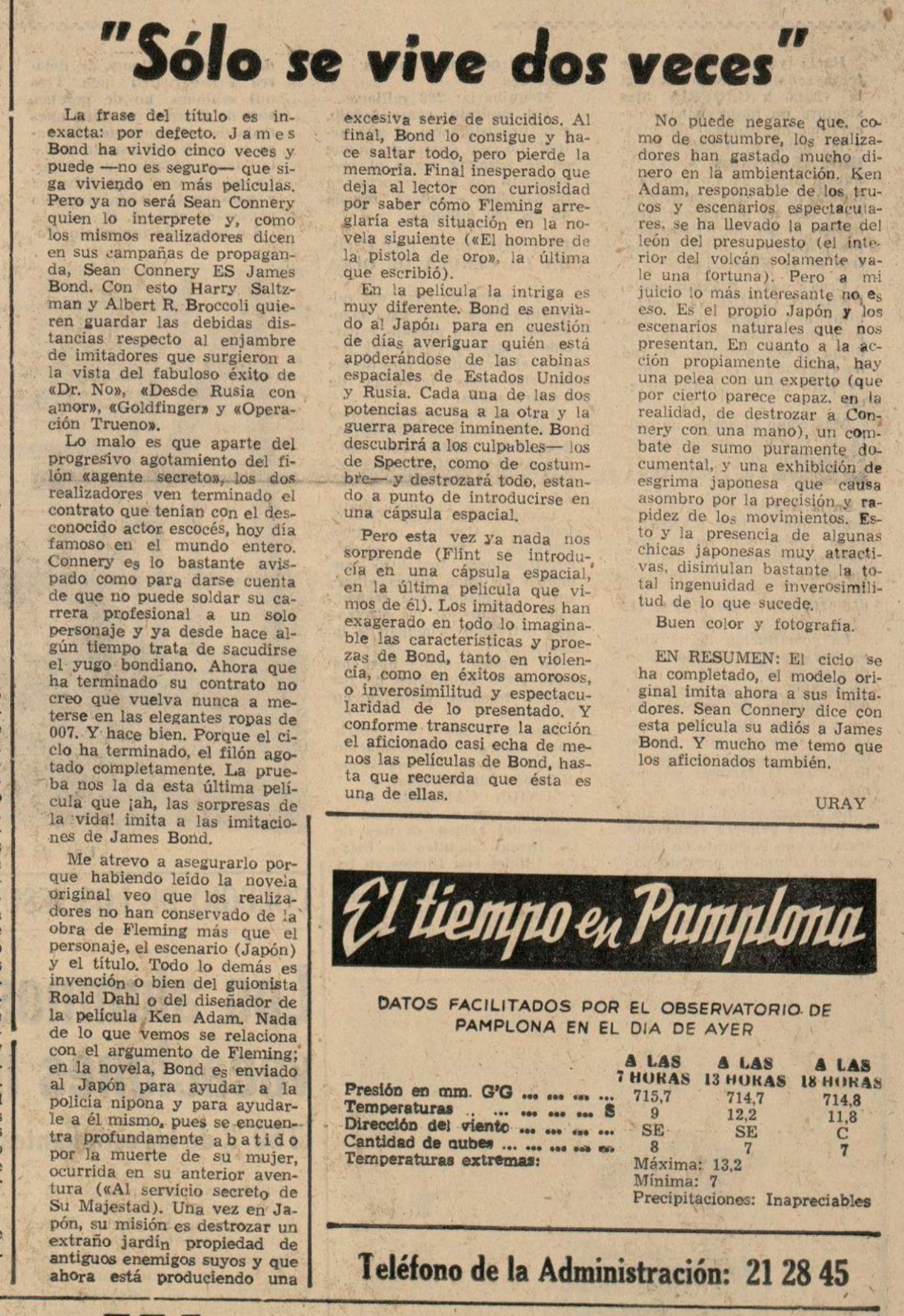 05 1968 02 14 El Pensamiento Navarro Pamplona 15 Critica