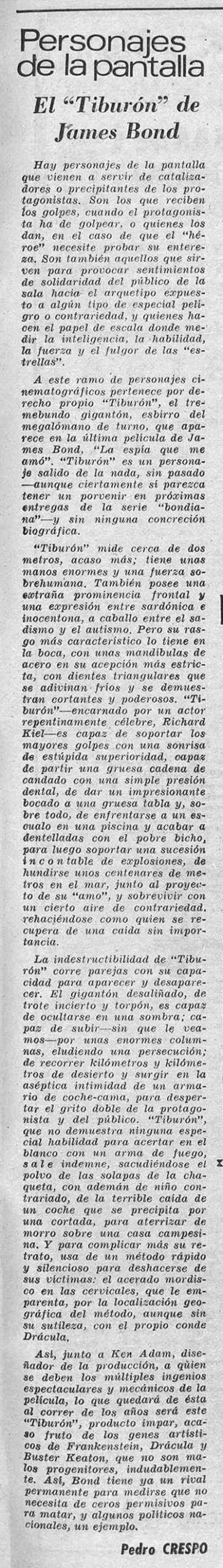 10 1978 01 16 Hoja del Lunes de Madrid Tiburon scaled
