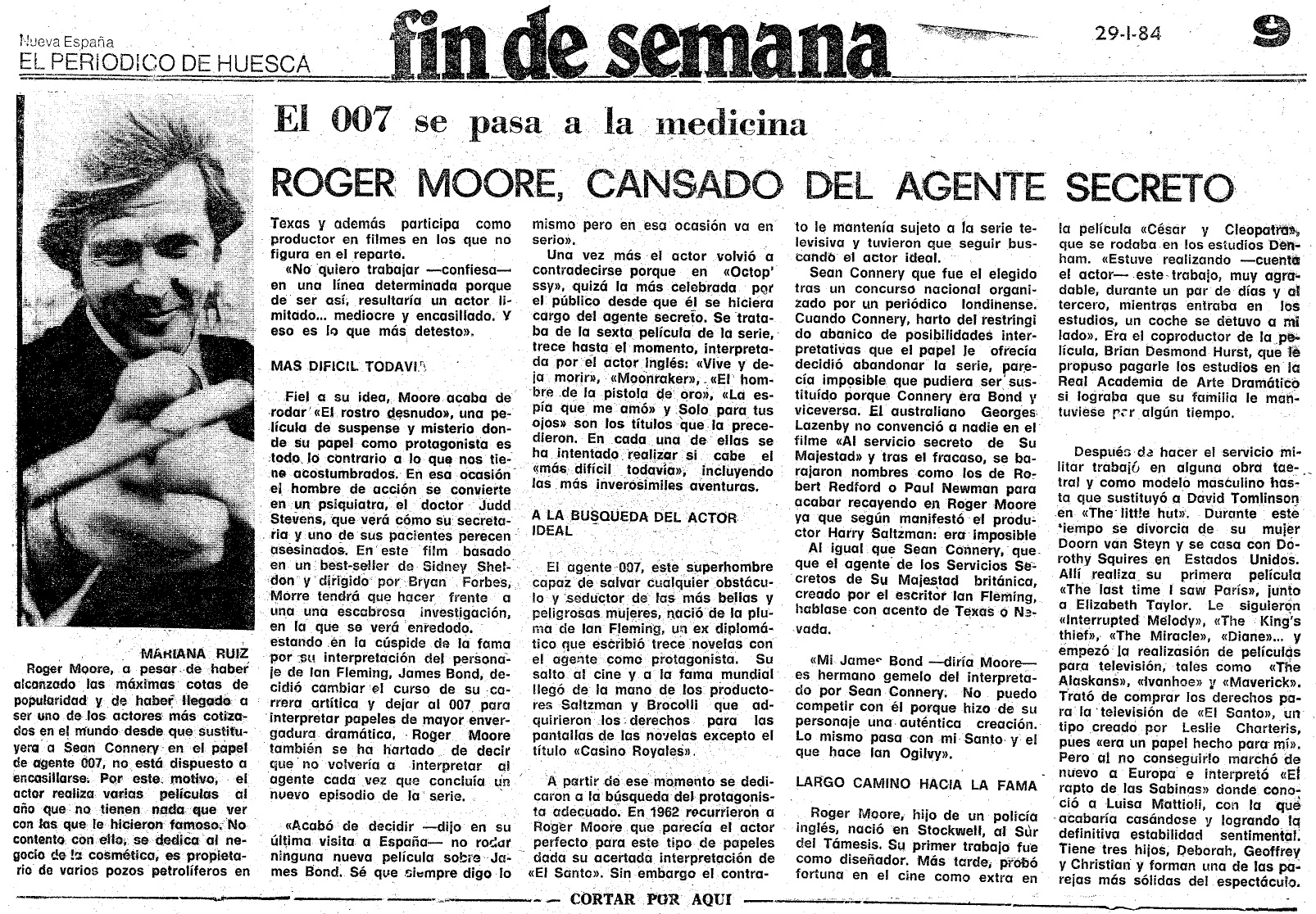 14 1984 01 29 Nueva Espana Huesca Suplemento 09 Negativa Moore