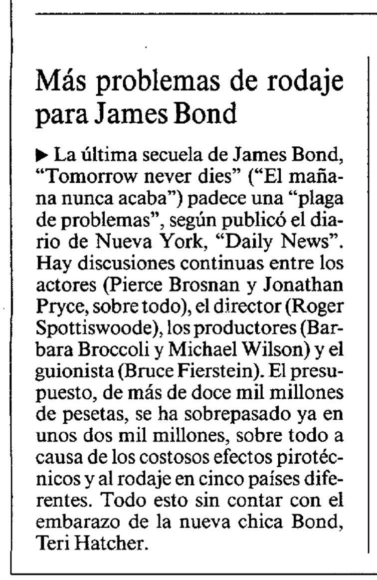 18 1997 05 27 La Vanguardia Revista 007 Problemas