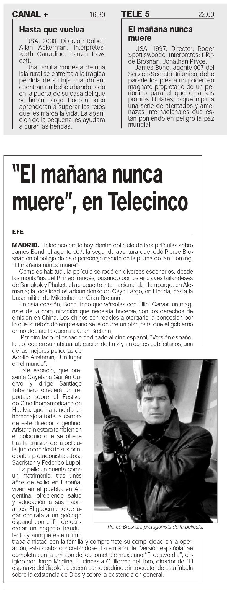 18 2002 11 15 Diario del Alto Aragon Huesca 50 Tele5