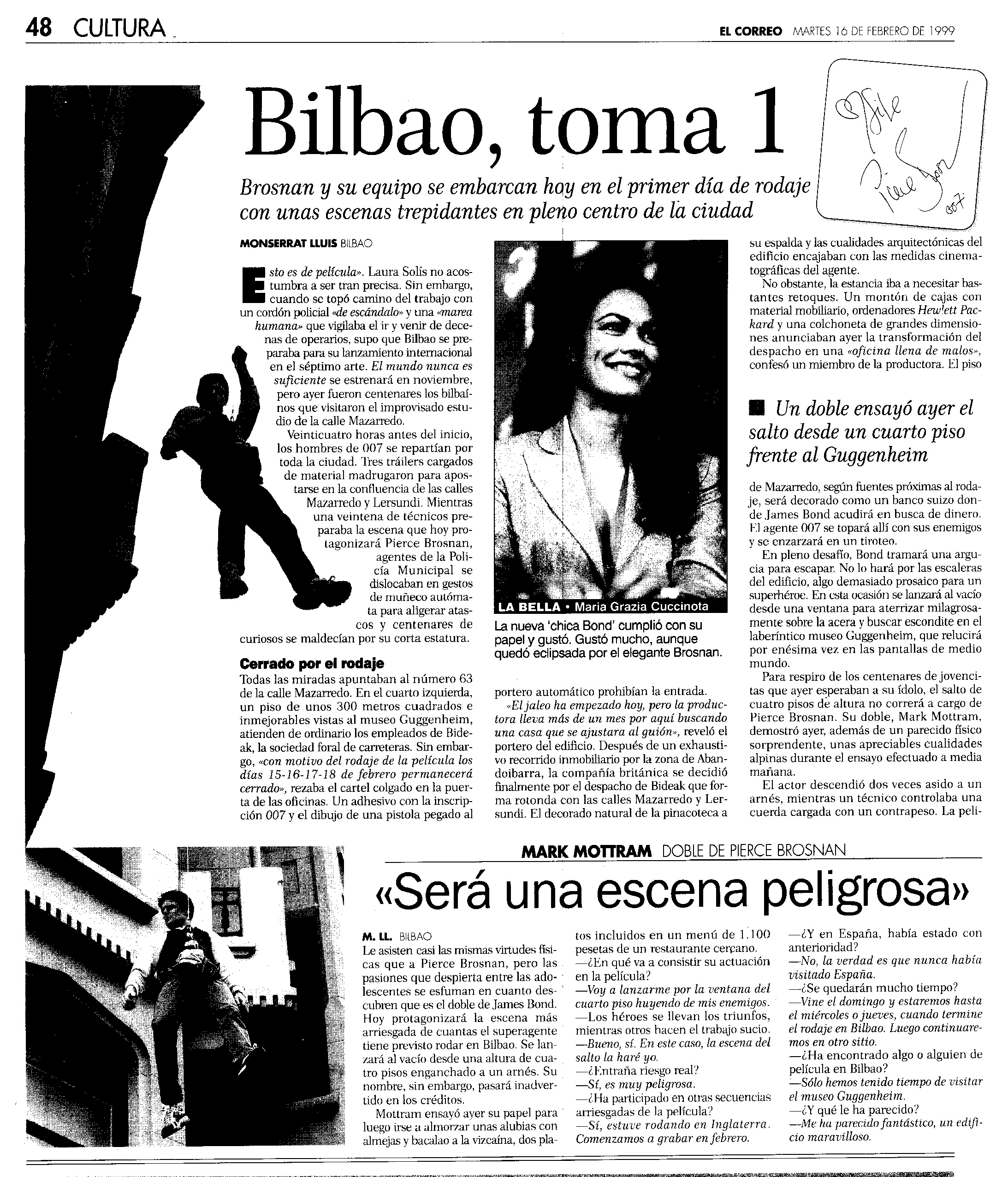 19 1999 02 16 El Correo Alava 48 Rodaje Bilbao