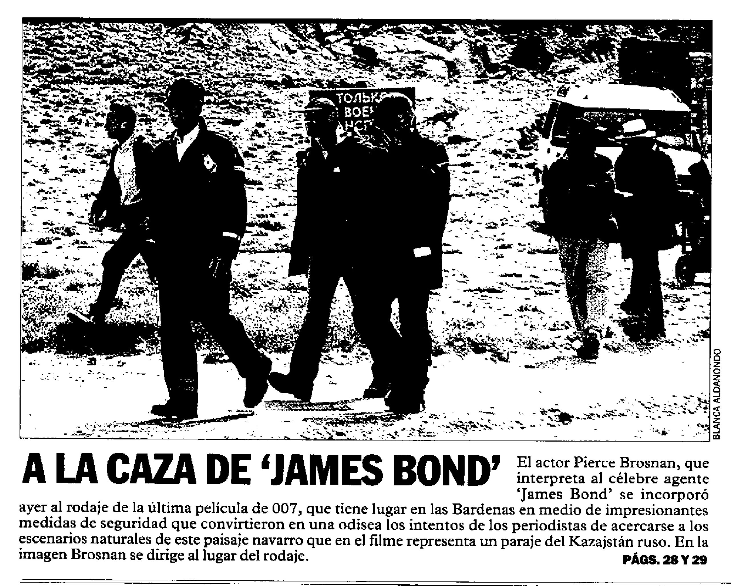 19 1999 05 23 Diario de Noticias Navarra 01 Rodaje Bardenas scaled