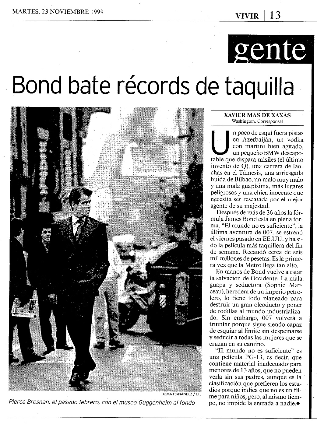 19 1999 11 23 La Vanguardia Barcelona 013 Records