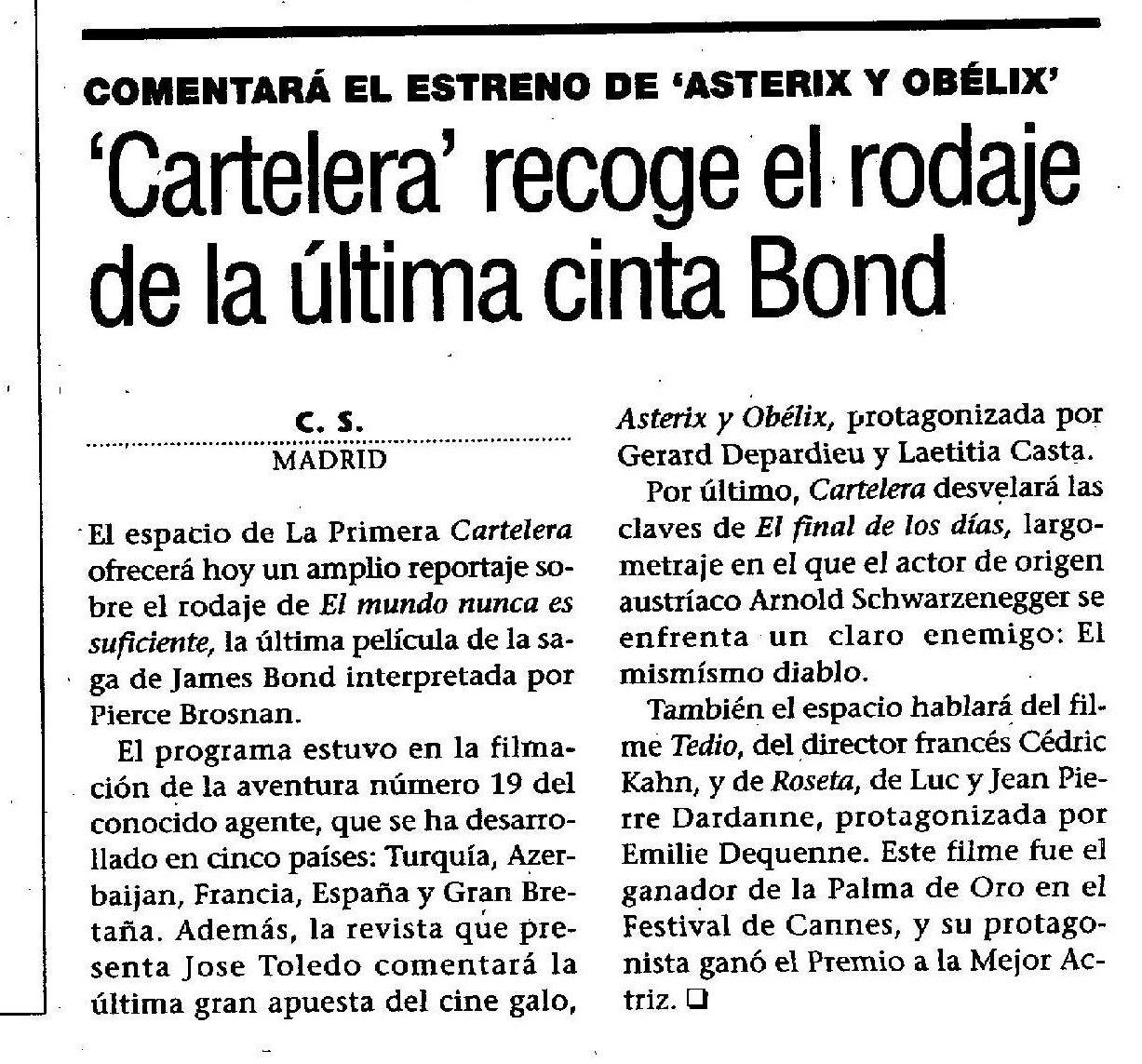 19 1999 12 04 Lanza Ciudad Real 53 Cartelera