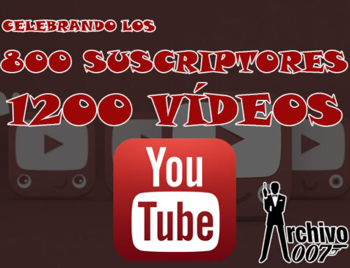¡¡800 suscriptores en nuestro canal de Youtube!!